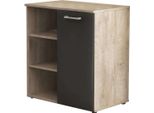 Milanihome.It - Mobile Ingresso Di Design Moderno Con Scarpiera E Porta Borse Di Coloreantracite