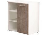 Milanihome.It - Mobile Ingresso Di Design Moderno Con Scarpiera E Porta Borse Di Coloremarrone
