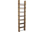 Milani Home - Mobile In Legno Riciclato Cm 41 L X 11 P X 165 Hdi Coloremarrone