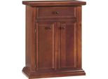 Milanihome.It - Mobile Portatelefono In Legno Massello 60X36X73Di Coloretinta Noce