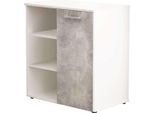 Milanihome.It - Mobile Ingresso Di Design Moderno Con Scarpiera E Porta Borse Di Colorecemento