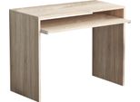 Milanihome.It - Scrivania Di Design Per Studio Con Porta Tastiera 90X45X74 Hdi Coloremarrone