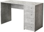 Milanihome.It - Scrivania Di Design Per Studio Con Cassetti 120X50X70 Hdi Colorecemento