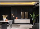 Credenza Credenza Di Alta Qualità Con Specchio Gruppo Cassettiera Legno Argento Sala Da Pranzo
