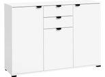 Credenza Moderna Con 3 Ante E 2 Cassetti Di Design Moderno Industrial Cm 135 X 40 X 95 H