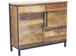 Milanihome.It - Madia Moderna A Due Ante Di Design Moderno Per Salotto Cucina Sala Da Pranzo Cm 100X40X86 Hdi Coloremarrone