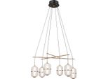 Lampada A Sospensione Led 32W Alani PND-34375-6-BK Italux
