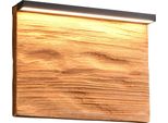 Applique Led, Legno, Interruttore-Dimmer, L 20 Cm
