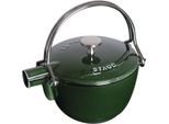 Staub,Specialità,Teiera,1150Ml,Verde Basilico,Ghisa,Rotonda