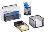 Set Di Organizer Da Scrivania Relaxdays 4 Pezzi