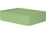 Han 1110-80 Cassetta Portautensili SMART-ORGANIZER Allison Con Vassoio Interno E Coperchio - Bianco Neve/Verde Lime