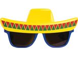Occhiali Da Sole Bristol Novelty Unisex Sombrero BN1361 (Taglia Unica) (Giallo/Blu)