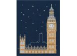 Dmc Set Per Punto Croce "Londra Di Notte"" Si Illumina Al Buio, Schema Di Conteggio, 20X25Cm"