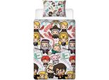 Harry Potter - Set Di Biancheria Da Letto, Scena AG1965 (Letto Singolo) (Bianco)