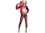 Suicide Squad - Costume "Harley Quinn"" - Donna BN5146 (M) (Rosso/Blu/Bianco)"