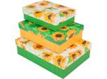 Set Di Scatole Di Cartone Goldbuch Girasole 3 Scatole Di Cartone