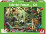 Schmidt Mondo Animale Giungla 100 Pezzi
