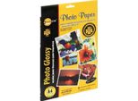 Carta Fotografica A4/20 Pezzi Lucida 200G Laser Giallo