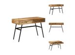 Vidaxl Scrivania Con Cassetti In Legno Massiccio Di Mango 110×50×76 Cm - Scrivanie