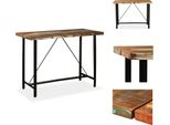 Vidaxl Tavolo Da Bar In Legno Massiccio Antico 150X70X107 Cm - Tavoli Da Pranzo