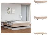 Vidaxl Letto A Molle Insacchettate Cappuccino-Marrone 200X200 Cm In Pelle Finta - Letti E Strutture Letto