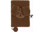 Agenda In Peluche Con Lucchetto Derform Cane