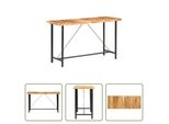 The Living Store Tavolo Da Bar 180X70X107 Cm In Legno Massiccio Di Acacia