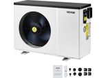 Pompa Di Calore Elettrica Per Piscine Vevor, Potenza Termica Di 1,48-7,11 Kw, Adatta Per Il Riscaldamento E Il Raffreddamento Degli Scaldacqua Delle Piscine
