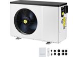 Succebuy Pompa Di Calore Elettrica Per Piscine Da - 1,48-7,11 Kw Di Potenza, Efficiente Dal Punto Di Vista Energetico Per Piscine Di 15-30 M², Riscaldamento E Raffreddamento, Silenziosa E Resistente