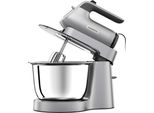 Kenwood Chefette HMP54.000SI - Impastatrice A Mano E Robot Da Cucina In Un Unico Prodotto, Ciotola In Acciaio Inox Da 3,5 Litri, Velocità Variabile + Funzione Pulse, 650 Watt,