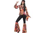 Smiffys - Set Di Costumi "Willow The Hippie"" Per Donna SM1400 (S Regular) (Colorato)"