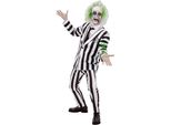 Beetlejuice - Costume - Uomo SM2782 (Xl Regular) (Nero/Bianco)