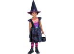 Smiffys - Costume - Ragazze SM1601 (110-116) (Nero/Rosa/Neon)