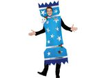 Smiffys - Costume Per Uomo/Donna Unisex - Design Natalizio SM1074 (M) (Blu)