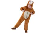 Smiffys - Costume Per Bambini SM1651 (128-134) (Marrone/Bianco)