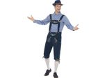 Smiffys - Set Di Costumi "Rutger Bavarese Deluxe"" Per Uomo SM1755 (L) (Blu)"
