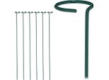 Set Di 6 Supporti Per Piante Verde Scuro