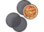 Set Di 4 Teglie Rotonde Per Pizza