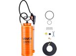 Spruzzatore Industriale A Pressione Vevor, Spruzzatore In Acciaio Inox Da 13,2 Litri, Spruzzatore A Pompa Ad Alte Prestazioni, Lancia Con Impugnatura Ergonomica A Pistola, Tubo Flessibile, 2 Ugelli In Ottone, Ideale Per Edilizia, Giardinaggio