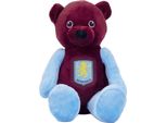 Aston Villa Fc - Orso Morbido Di Peluche BS6162 (Taglia Unica) (Rosso Borgogna/Blu Chiaro)