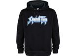 Amplified - Felpa Con Cappuccio Per Uomo/Donna Unisex, Logo GD4092 (L) (Nero)