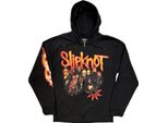 Slipknot - Felpa Con Cappuccio Con Zip A Tutta Lunghezza Per Uomo/Donna Unisex RO14931 (L) (Nero)