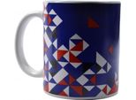 Rangers Fc - Tazza Da Caffè, Particle, 325Ml BS6176 (Taglia Unica) (Blu/Bianco/Rosso)