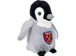West Ham United Fc - Peluche Pinguino BS6164 (Taglia Unica) (Grigio/Nero)