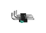 Wera 950 PKS/9 Sm N WinkelschlüSselsatz, Metrisch, Gestellverchromt (05133163001)