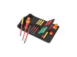 Wera Vde-Wechselklingen Mit Handhalter, Kraftform Kompakt Vde 17 Universal 1 Tool Finder, 17-Teilig (05006611001)