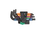 Wera WinkelschlüSselsatz 950/9 Hex-Plus Multicolour 2, Metrisch, Blacklaser, 9-Teilig (05133164001)