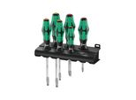 Wera 334 SK/6 Rack Schraubendrehersatz Kraftform Plus Lasertip + Rack, 6-Teilig (05007680001)