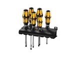 Wera 932 S/6 Schraubendrehersatz Kraftform Wera: Der SchraubmeißEl + Rack, 6-Teilig (05018283001)