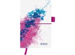 Herlitz Taccuino Foderato Multicolore A5 96 Fogli Nastro Rosa